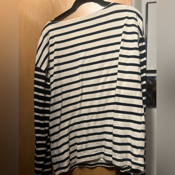 Rag and bone striped tee size large - Picture 8 of 8